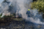Сміттєзвалище у Четвертинівці горіло, спричинивши смог у Ладижині